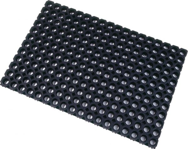 Ringgummimatte octomat, für den Außenbereich, schwarz, 600x800mm
