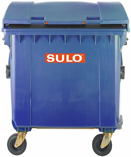 Müll-Großbehälter aus Kunststoff, 660 Liter