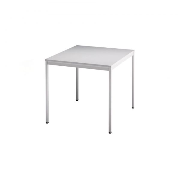 Konferenztisch, Platte grau, 800x800x720mm, Serie orga V